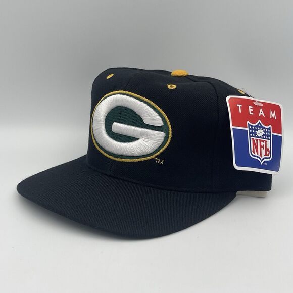Vintage Green Bay Packers Drew Pearson Old English Wool Snapback Hat Cap - NWT - Picture 5 of 14
